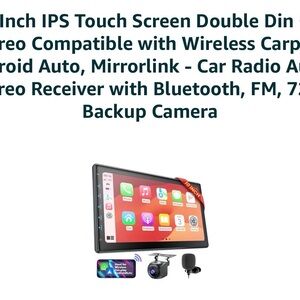 7-Inch IPS Touch Screen Car Stereo with Bluetooth and Backup Camera